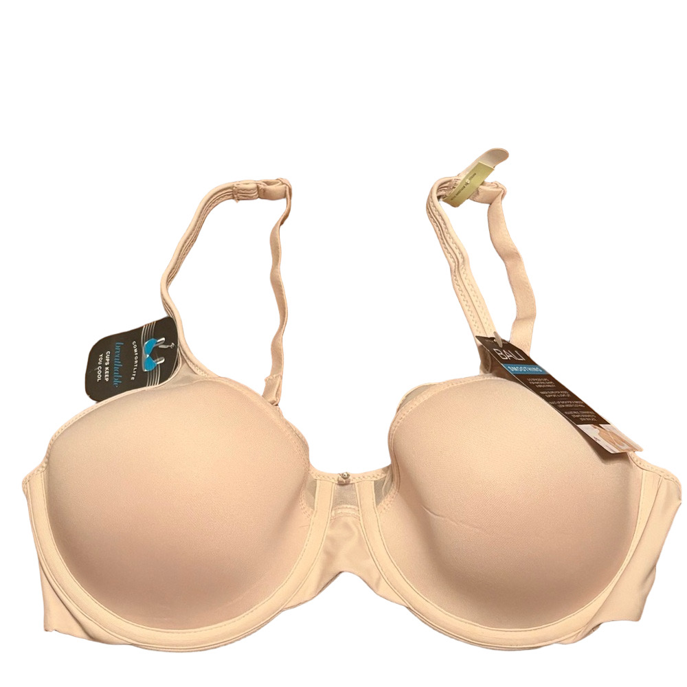 NWT Bali Smoothing Bra 38B Cream Breathable Comfortlite Underwire